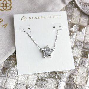Jae Star Necklace Silver Platinum Drusy